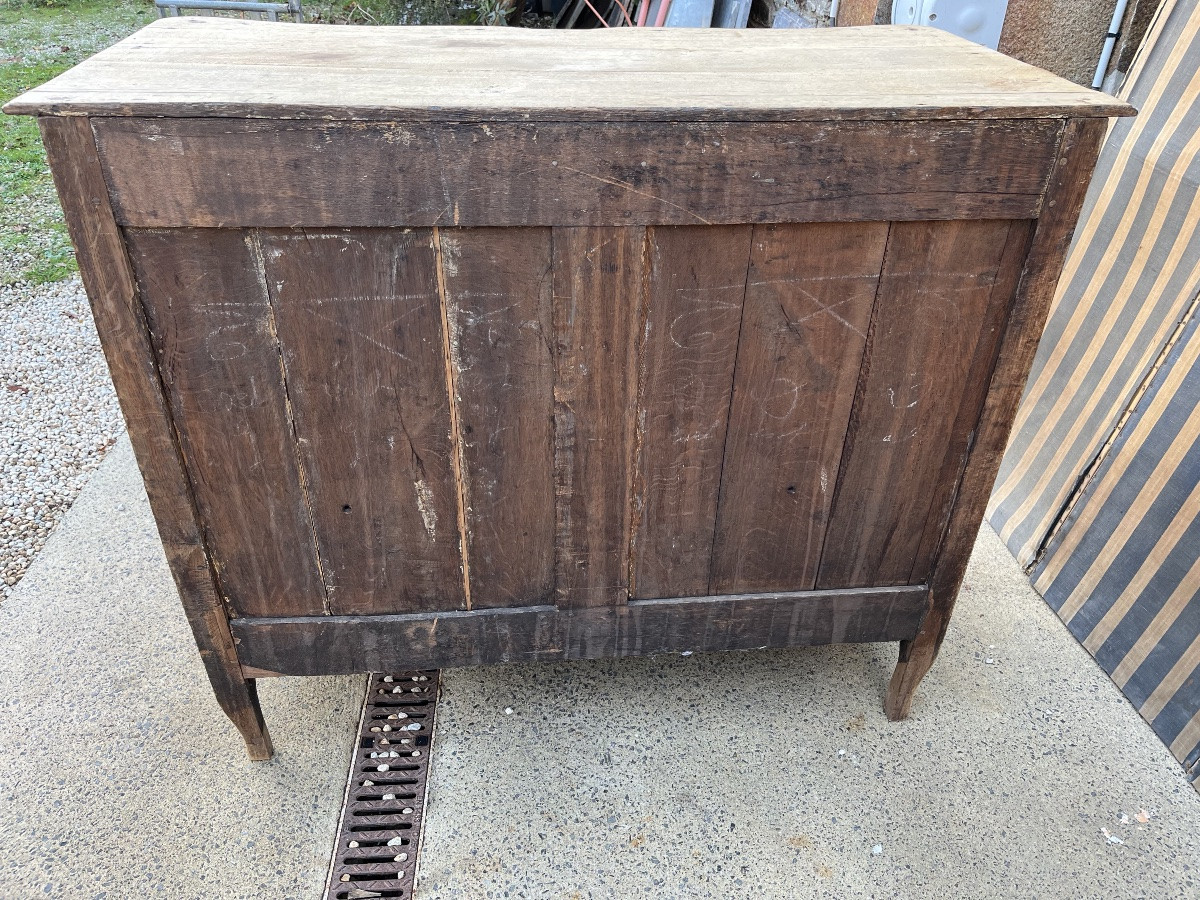 Commode de Namur du XVIIIe en chêne naturel -photo-6