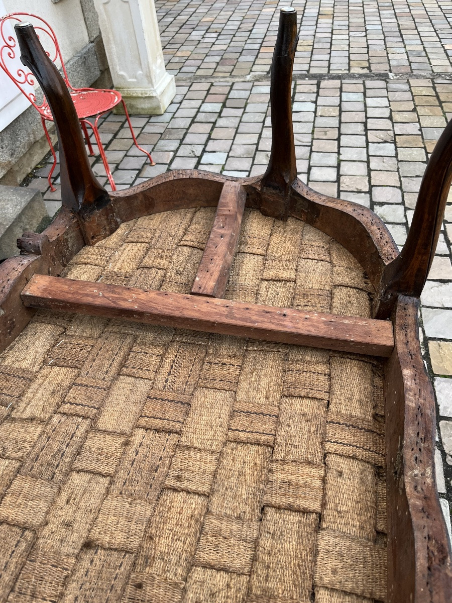 Rare Louis XV Period Sofa Attributed To P. Nogaret Or Canot -photo-6