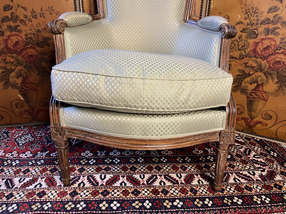 Bergère d’époque Louis XVI de J. Avisse -photo-2