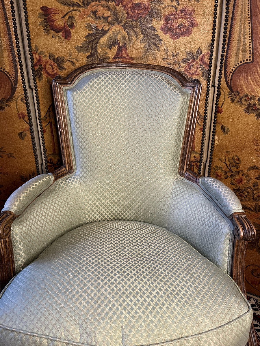 Bergère d’époque Louis XVI de J. Avisse -photo-3