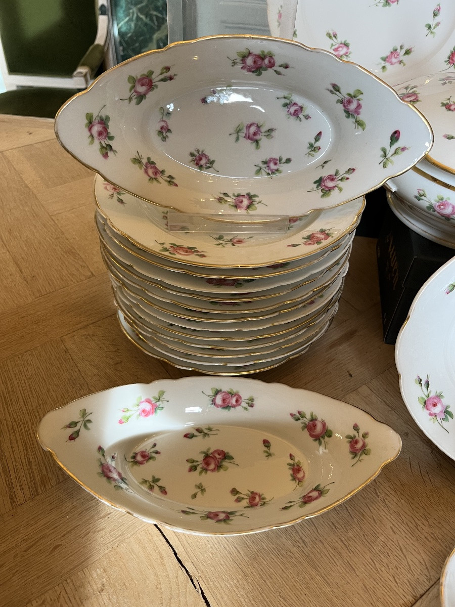 Service de table en porcelaine d’époque Restauration -photo-2