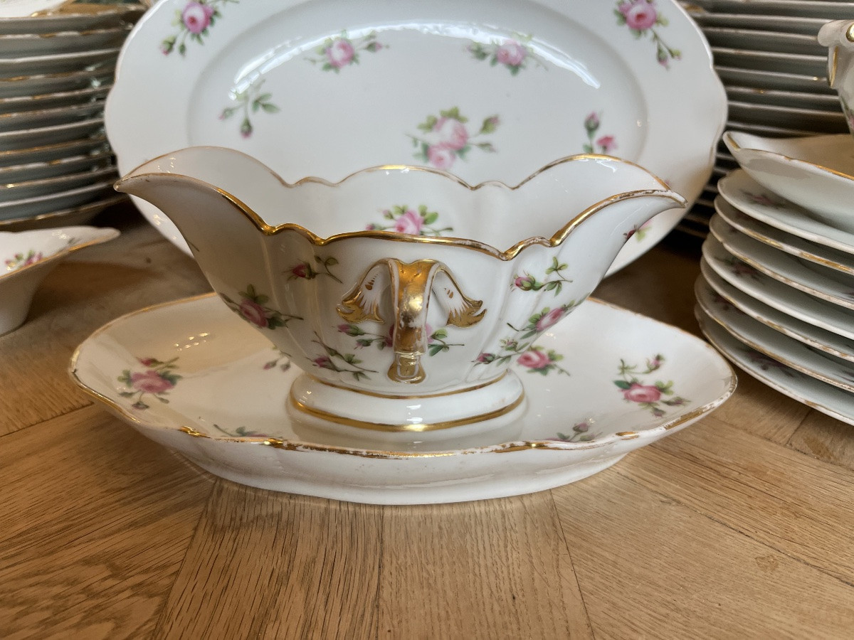 Service de table en porcelaine d’époque Restauration -photo-3