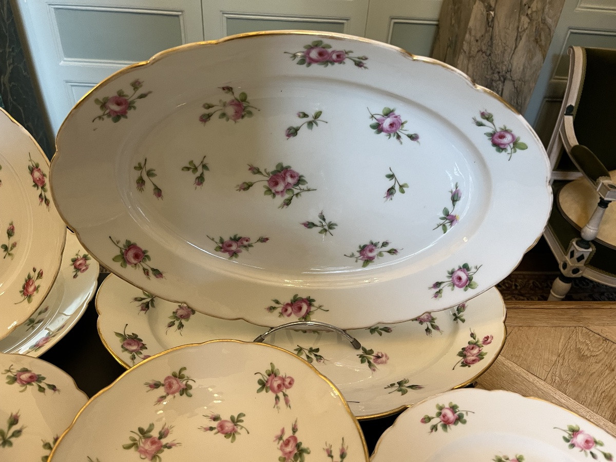 Service de table en porcelaine d’époque Restauration -photo-4