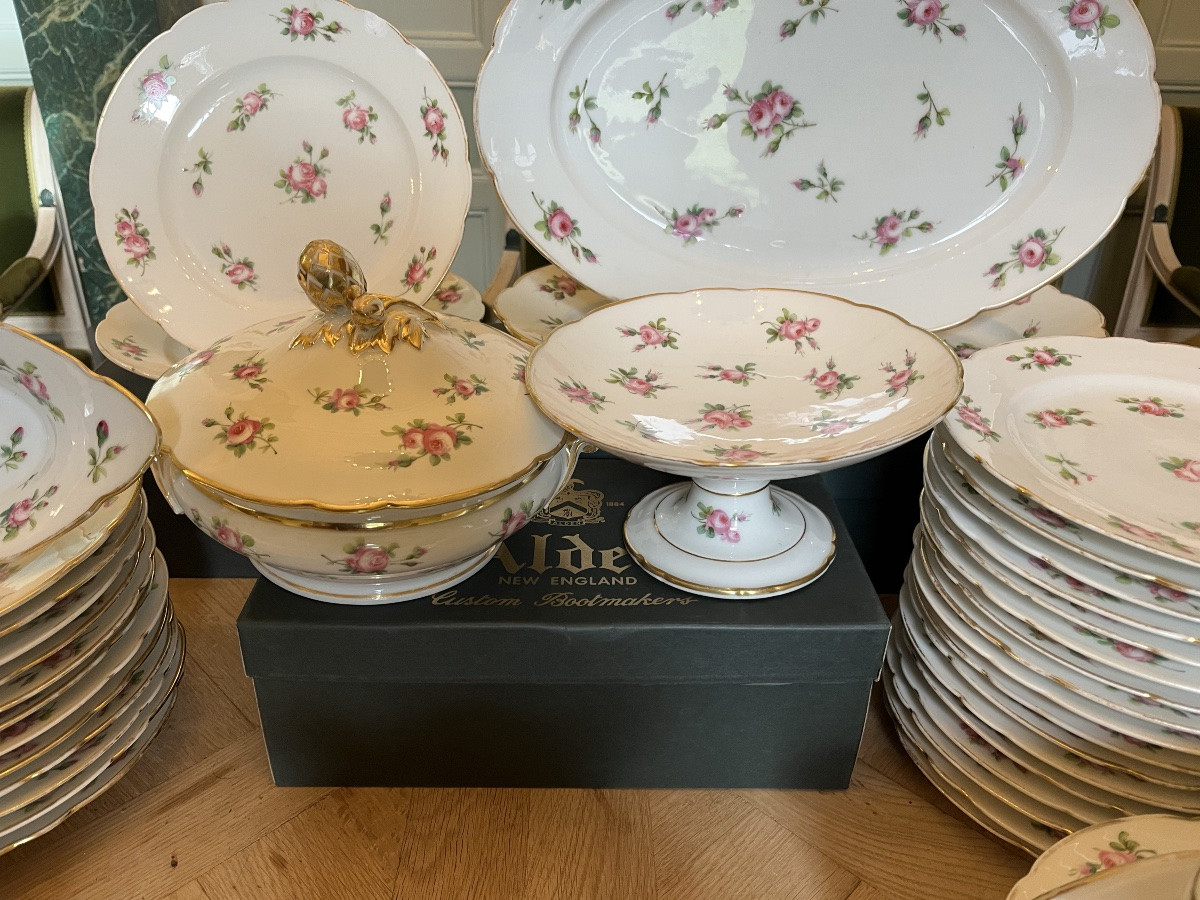 Service de table en porcelaine d’époque Restauration -photo-3