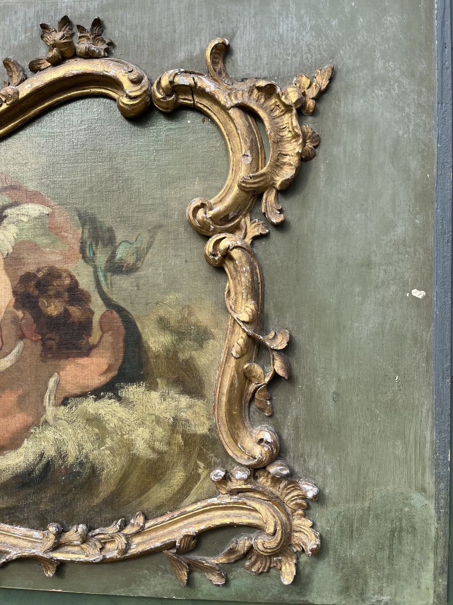 Haut de trumeau de style Louis XV -photo-1
