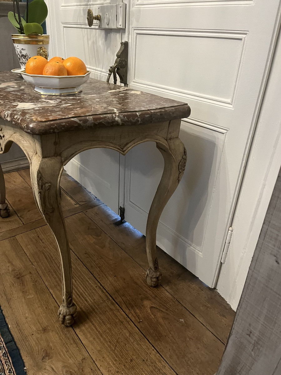 Console en chêne d’époque Régence -photo-2