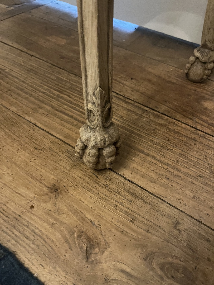 Console en chêne d’époque Régence -photo-1