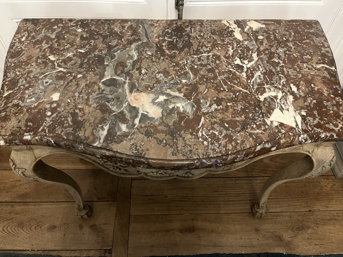 Console en chêne d’époque Régence -photo-6