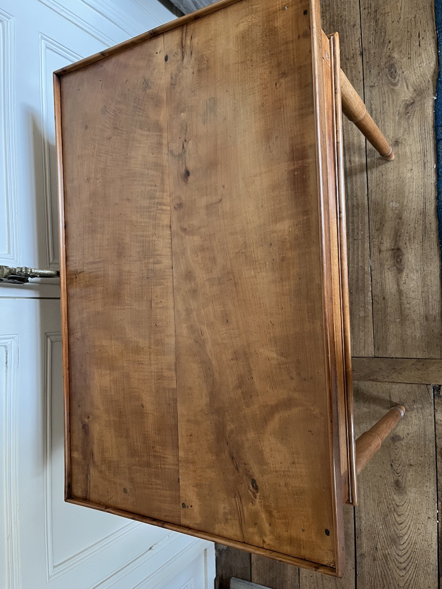 Petite Table d’époque Directoire en cerisier -photo-2