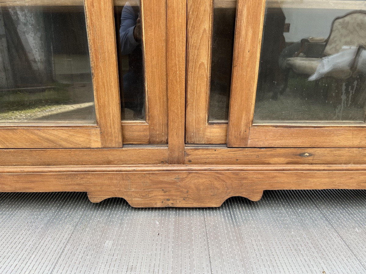 Grande Bibliothèque ou vitrine à portes coulissantes -photo-7