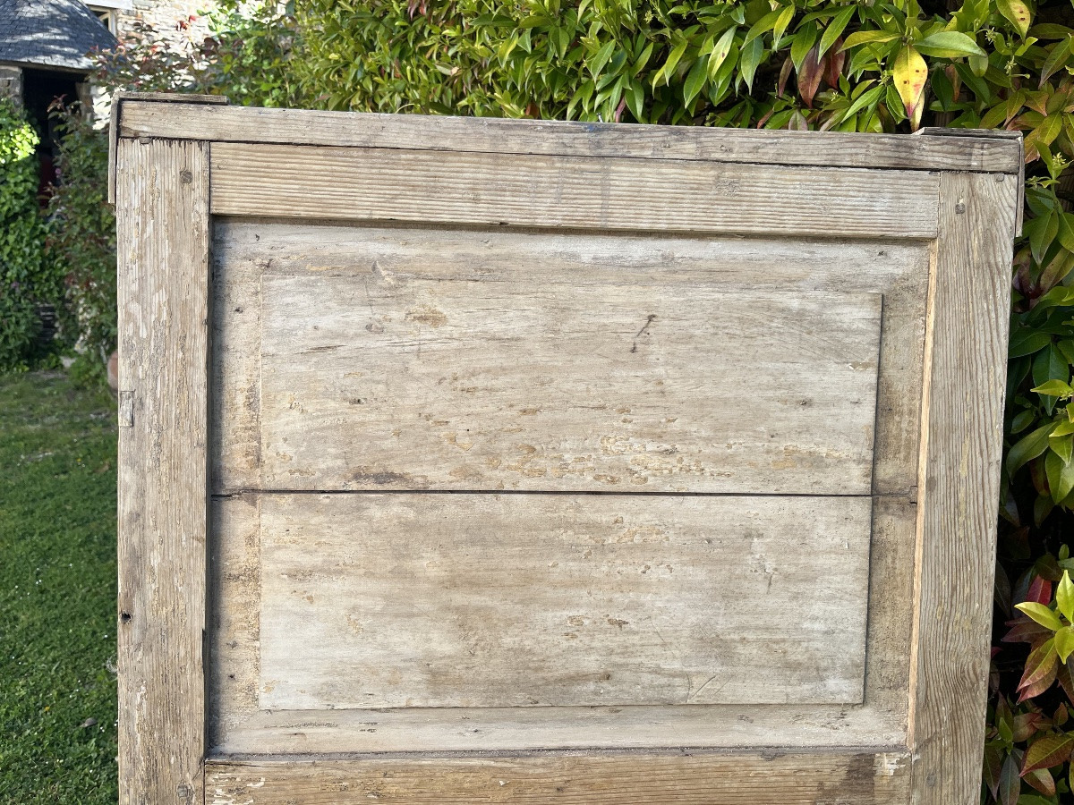 Louis XVI Trumeau In Natural Wood-photo-4