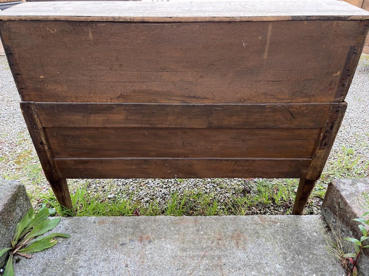 Louis XVI Period Sloping Desk In Natural Oak-photo-4