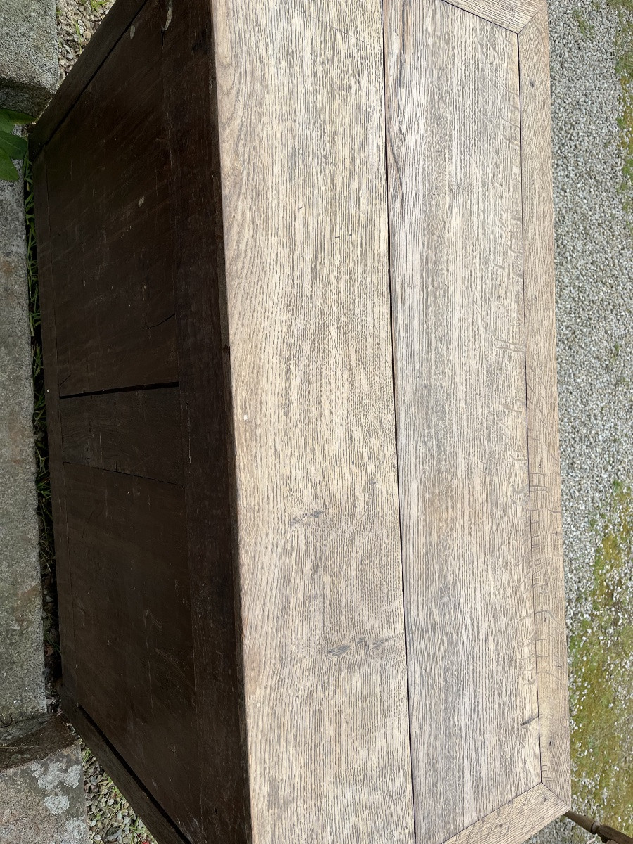 Louis XVI Period Liégeoise Chest Of Drawers In Natural Oak-photo-6