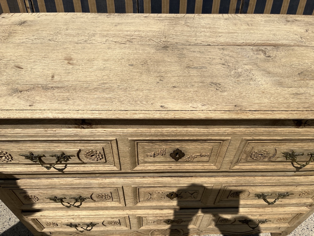 Commode Liégeoise transition Louis XV et Louis XVI -photo-1