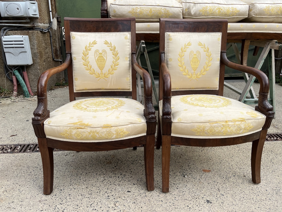 A Significant Empire-style Parlor At Les Dauphins-photo-3