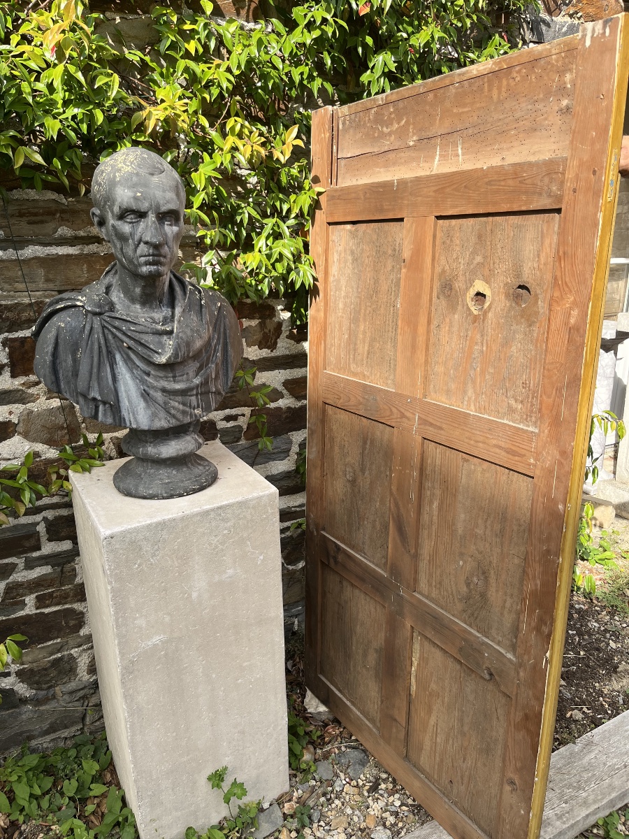 Trumeau d’époque Empire en bois doré et bois peint -photo-2