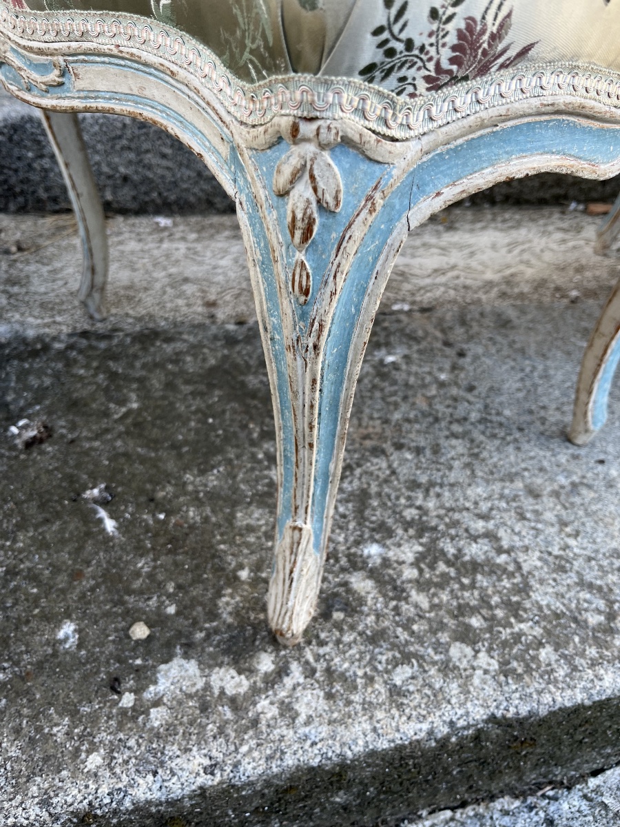 Paire de chaises d’époque Louis XV -photo-3