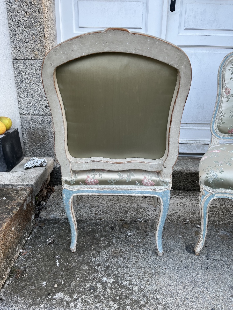 Paire de chaises d’époque Louis XV -photo-8