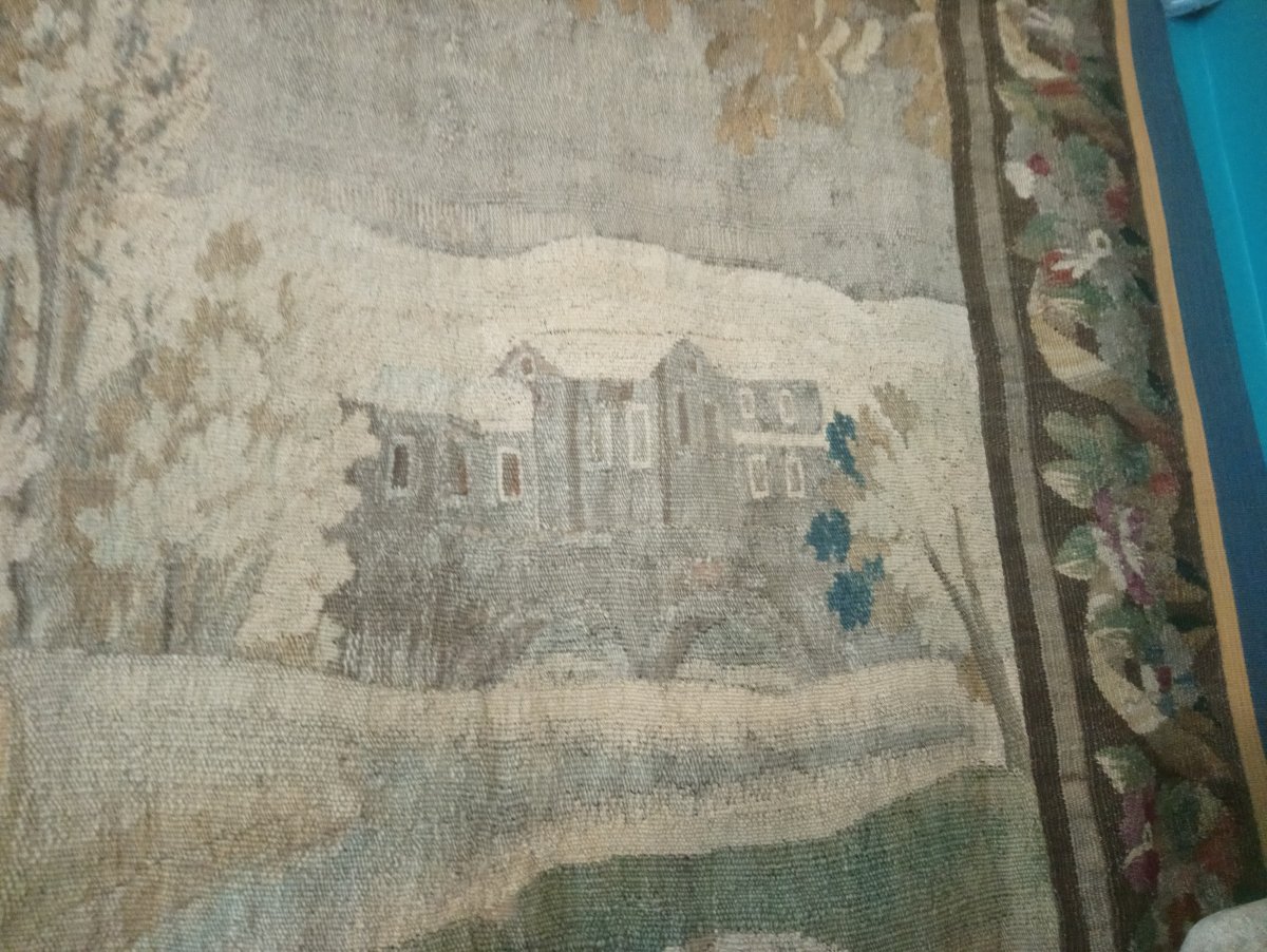Aubusson Tapestry From The Eighteenth The Merchant Of Forgotten-photo-4