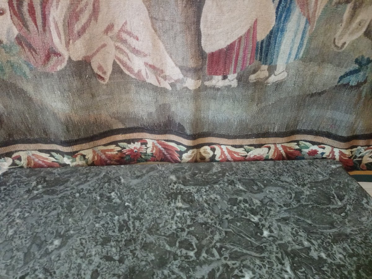 Aubusson Tapestry From The Eighteenth The Merchant Of Forgotten-photo-7