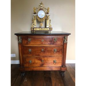 Small Chest Of Drawers Return From Egypt In Walnut