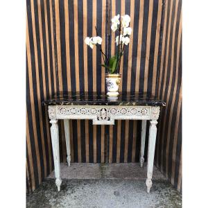 Louis XVI Console In Painted Wood