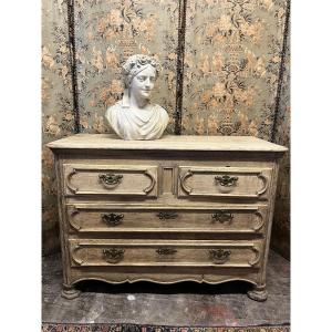 Petite Commode du XIXe en chêne naturel 