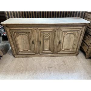 Enfilade de style Louis XIV du XVIIIe en chêne naturel 