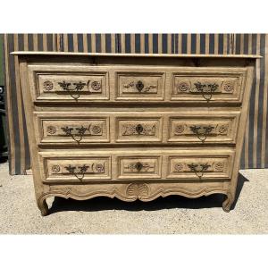 Commode Liégeoise transition Louis XV et Louis XVI