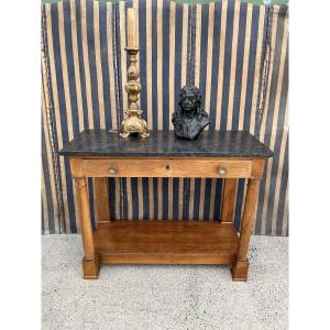Console d’époque Empire en noyer