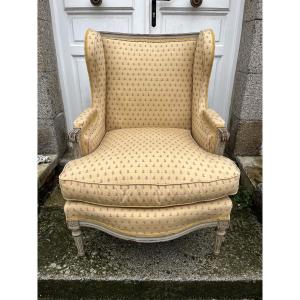 Antique Louis XVI-style Lacquered Armchair