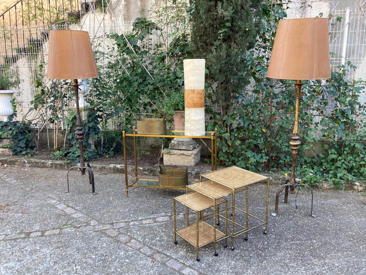Tables Gigognes Vers 1960/70 style Bagues -photo-2