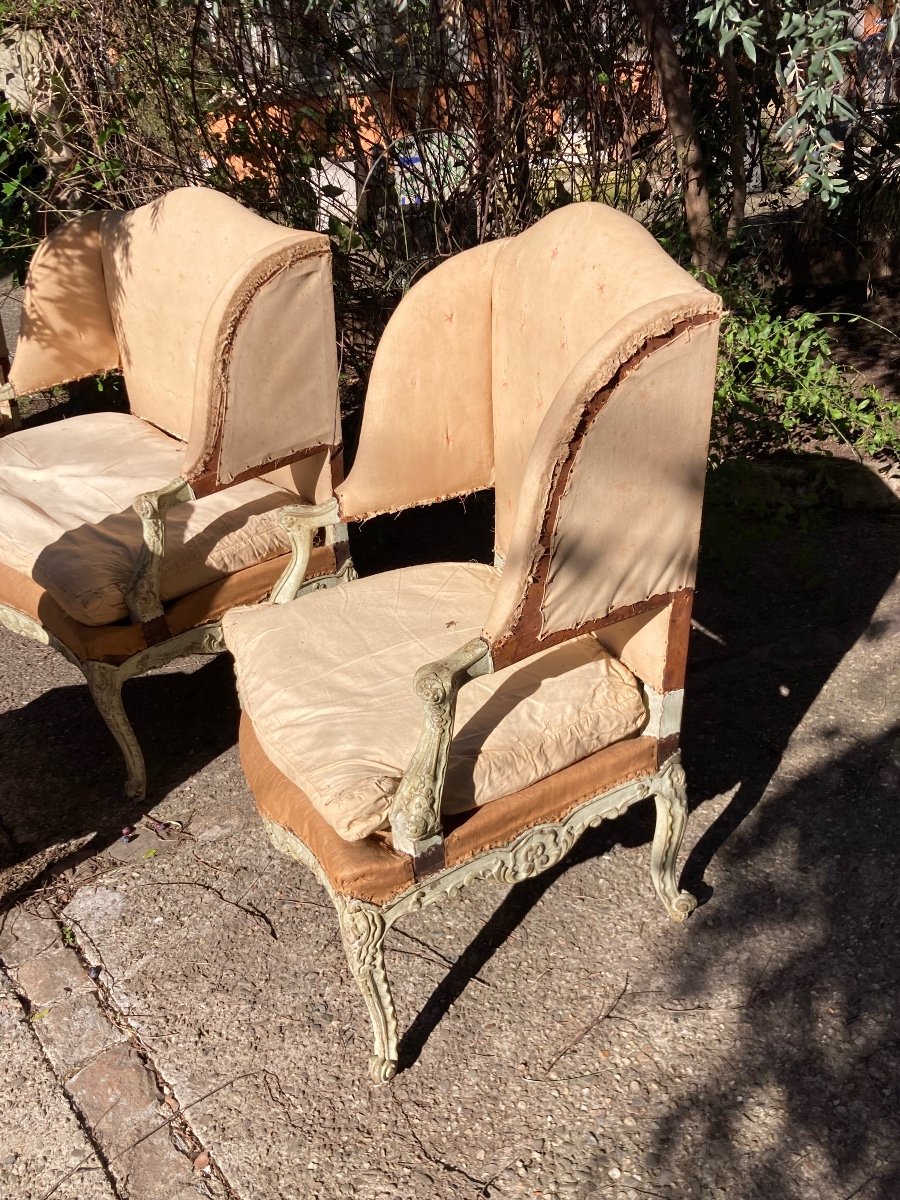 Mobilier de Château de style Régence Vers 1840/50 -photo-1