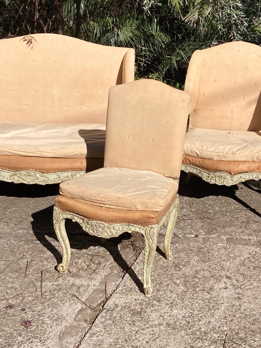 Mobilier de Château de style Régence Vers 1840/50 -photo-2