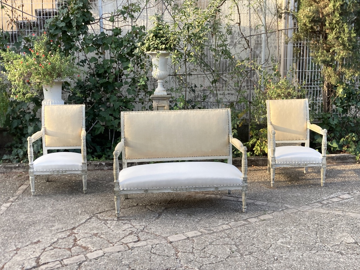 Empire Living Room Furniture From The Napoleon III Period-photo-2