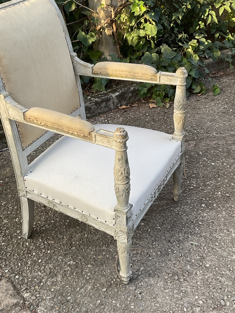 Empire Living Room Furniture From The Napoleon III Period-photo-4