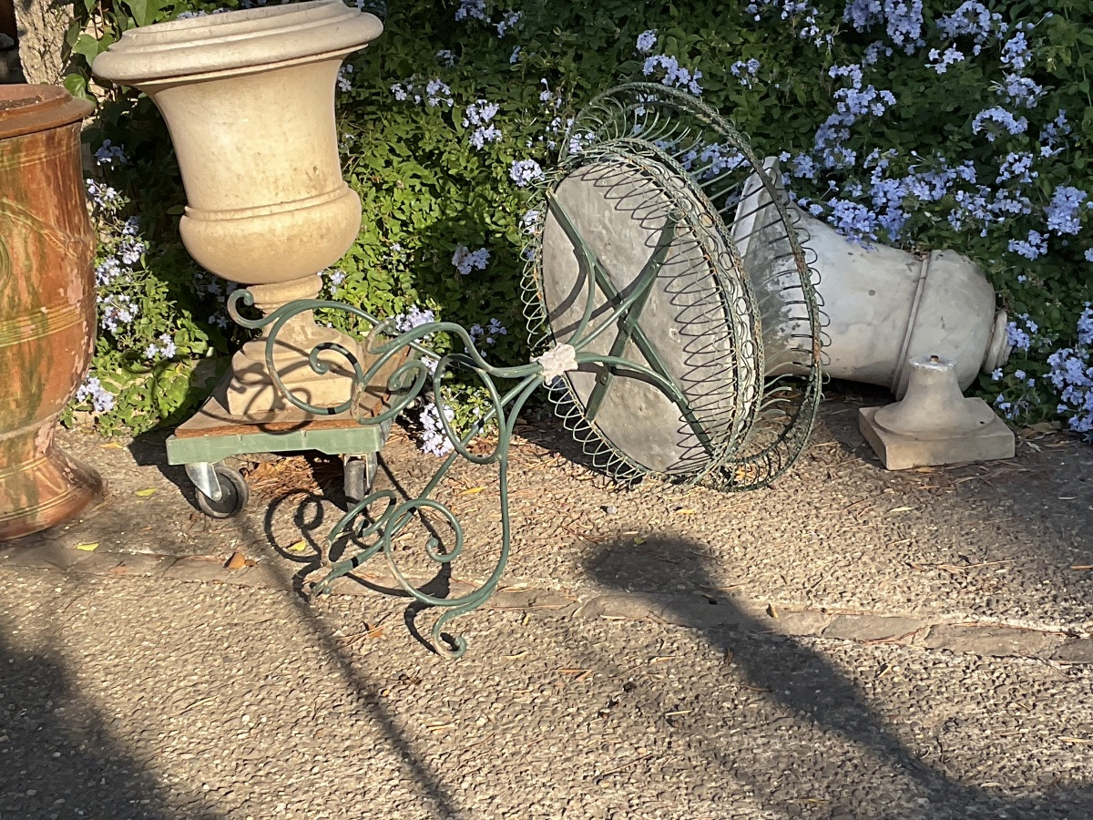 Late 19th Century Metal Planter -photo-2