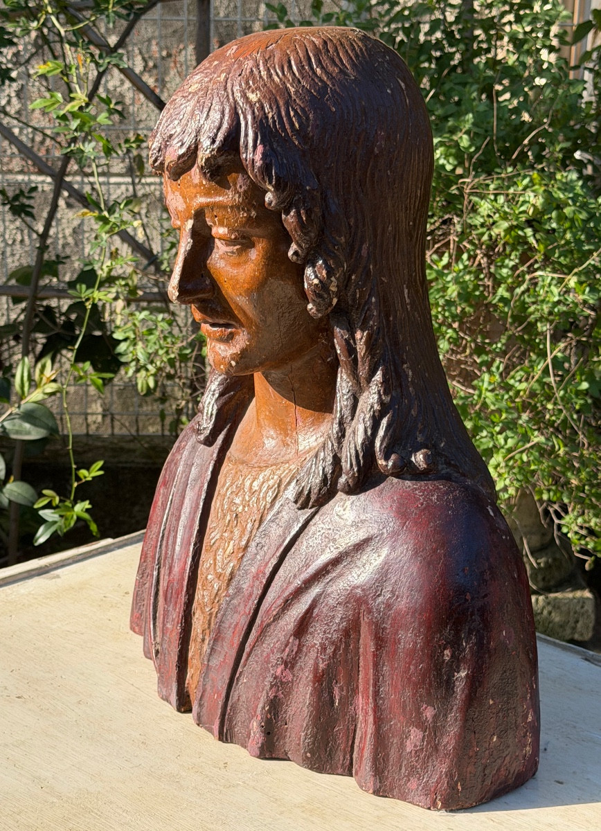 Bust Of Saint John The Baptist, 16th Century-photo-2