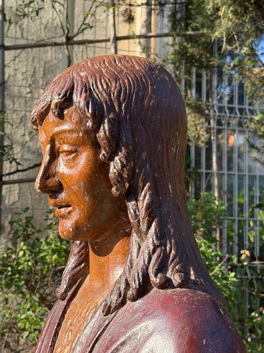 Bust Of Saint John The Baptist, 16th Century-photo-3