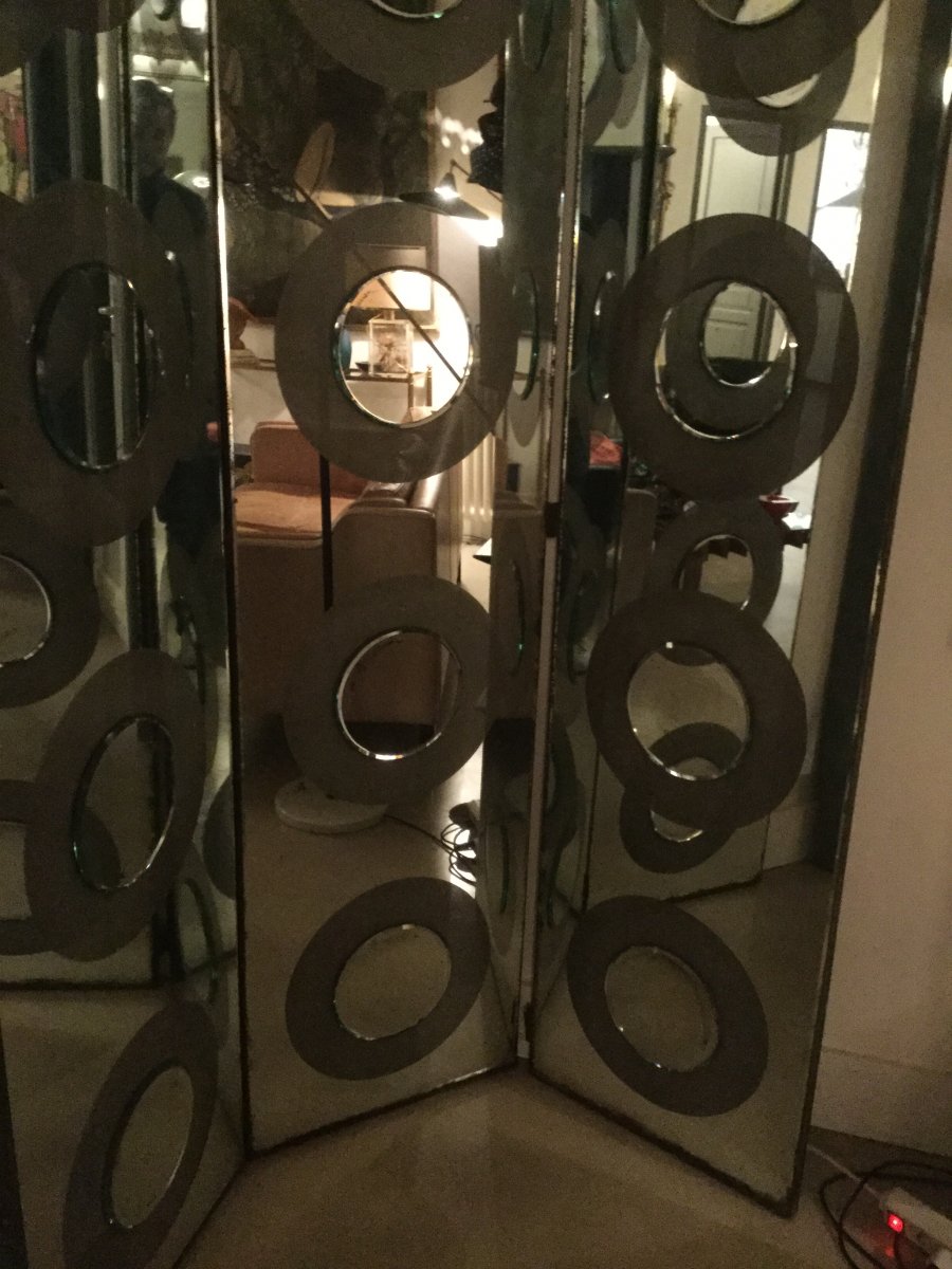 Art Deco Mirrored Screen-photo-1