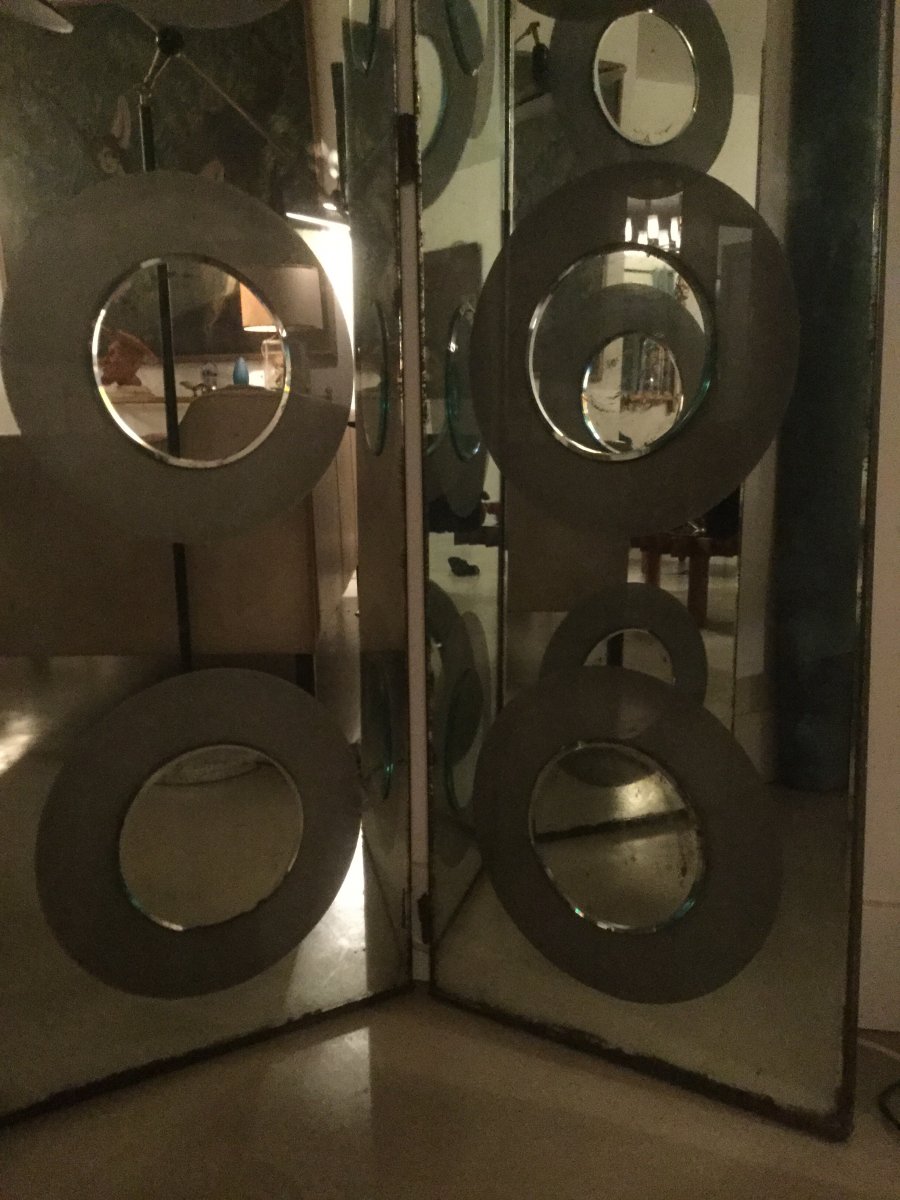 Paravent Art Deco En Miroir -photo-4