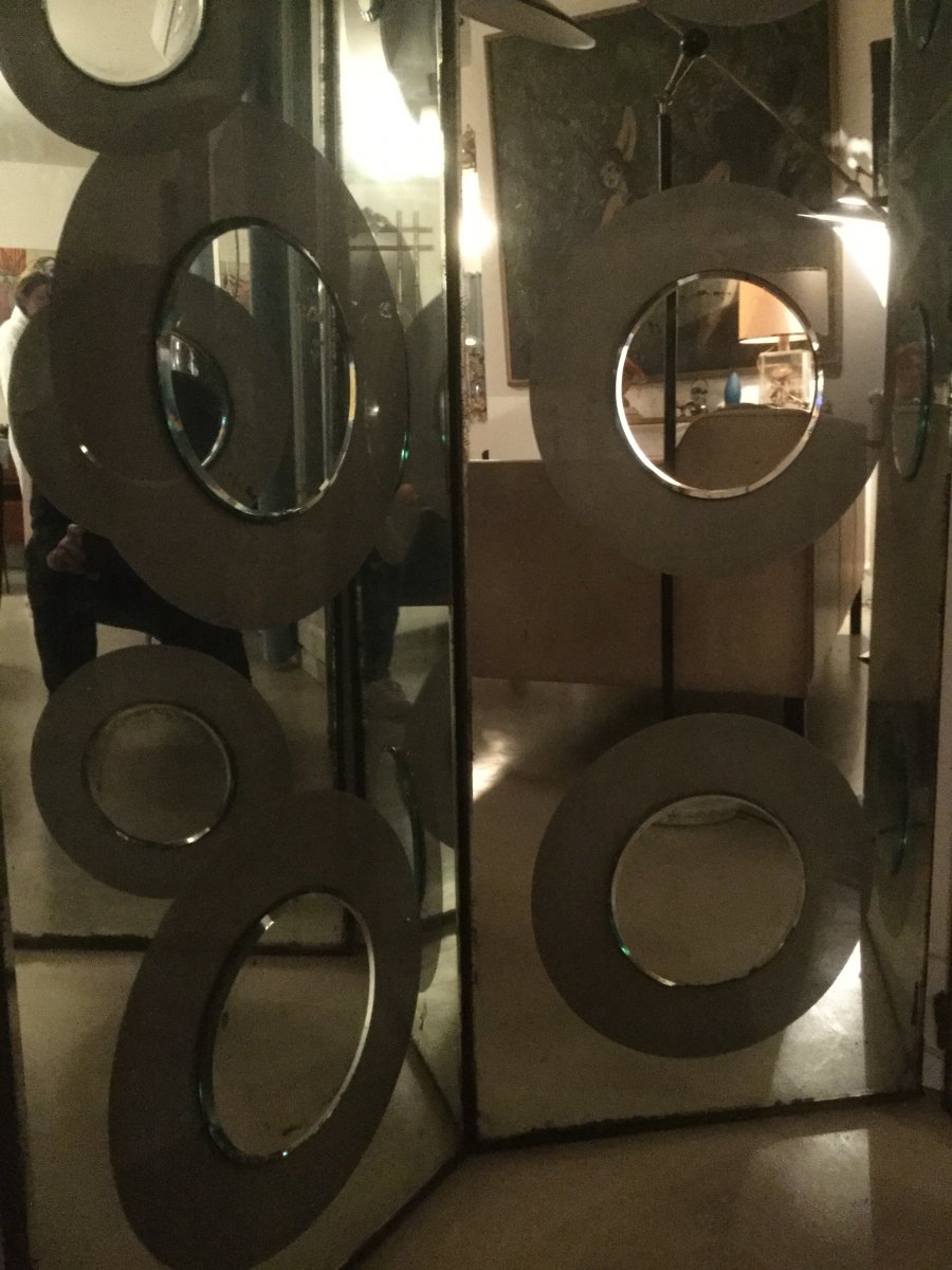 Paravent Art Deco En Miroir -photo-5