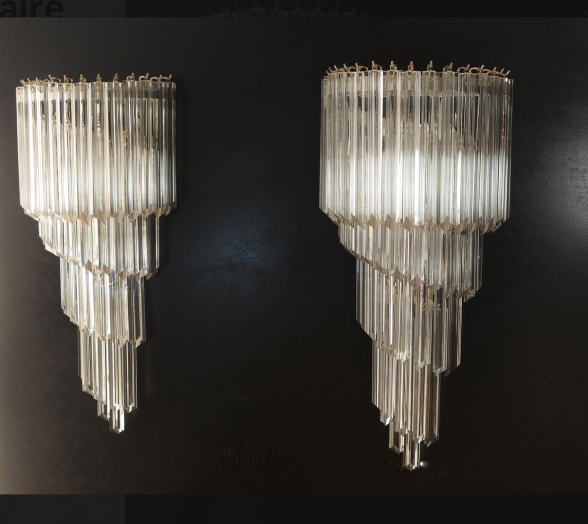 Great Pair Of Murano Sconce-photo-2