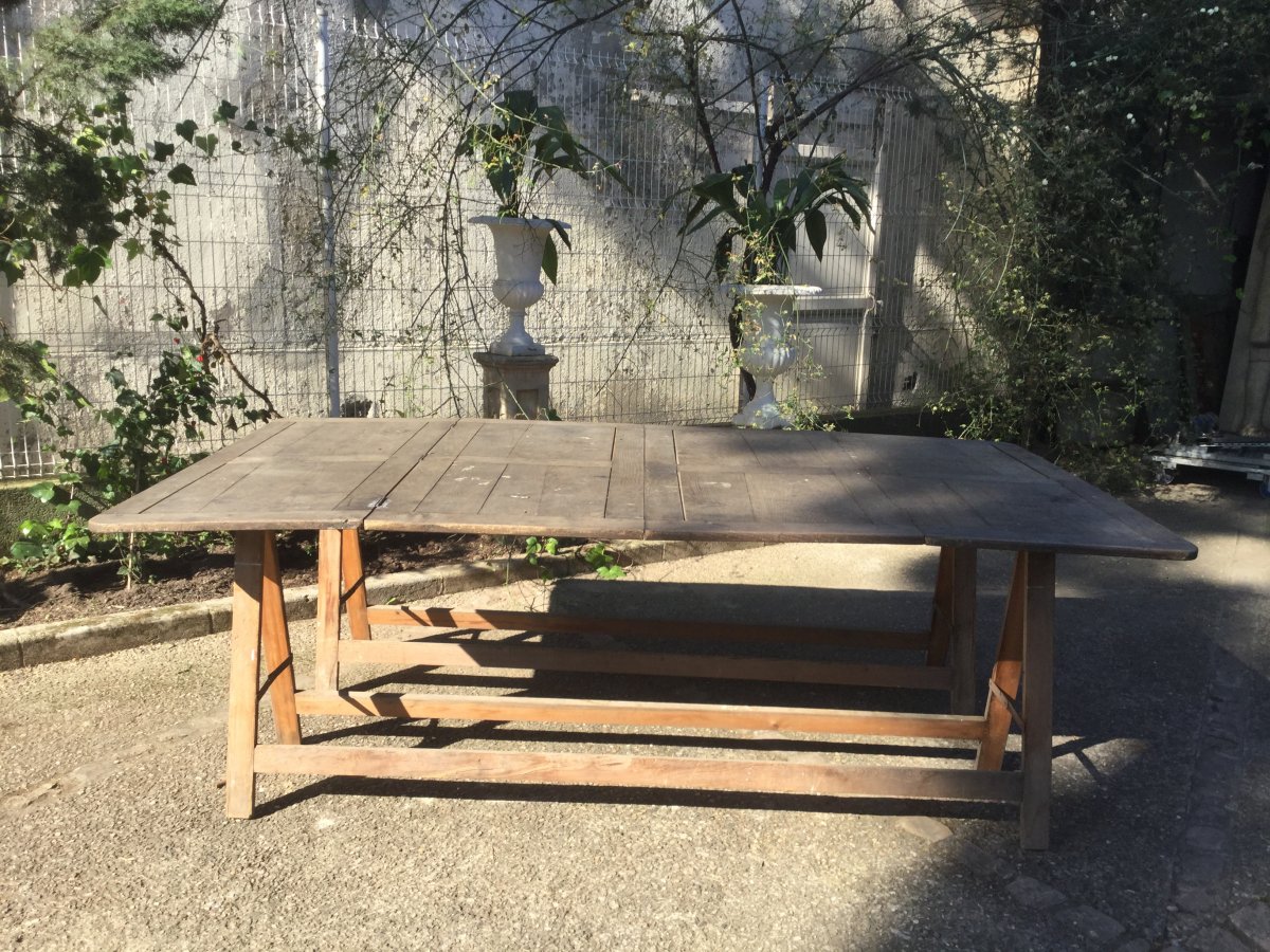 Table De Vendangeurs De Château Du Bas Languedoc  début XX éme 