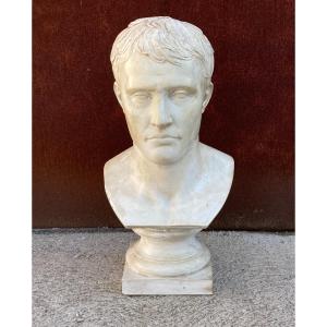 Buste De Napoléon Bonaparte Par Antonio Canova En Plâtre 