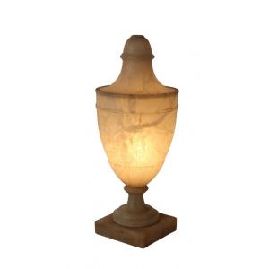 Grand Tour, Alabaster Lamp Around 1920/30