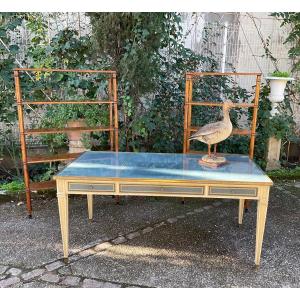 Maison Jansen Grand Bureau Plat Louis XVI