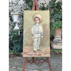 Charmant Portrait D Enfant Vers 1900/10