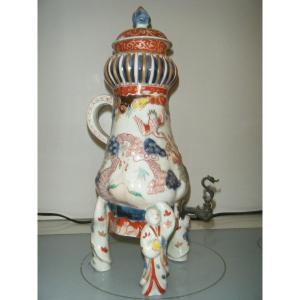 Japanese Porcelain Fountain With Imari Decor