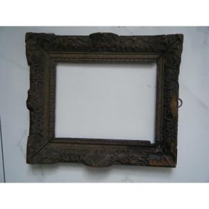 Small Frame In Carved Oak Louis XIV Period